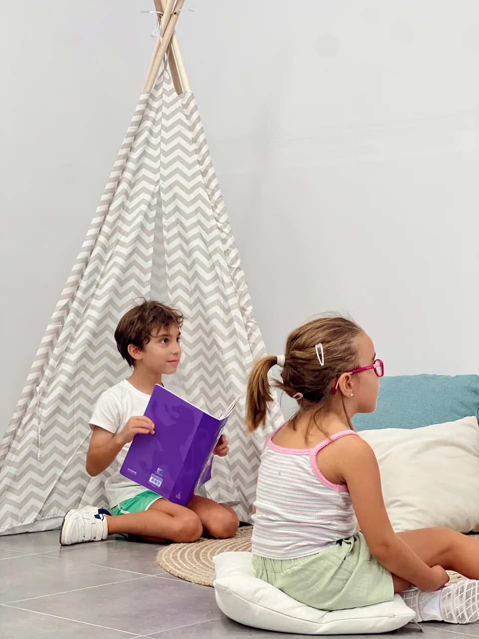Rincón de lectura de la academia L’Oroneta de Picassent